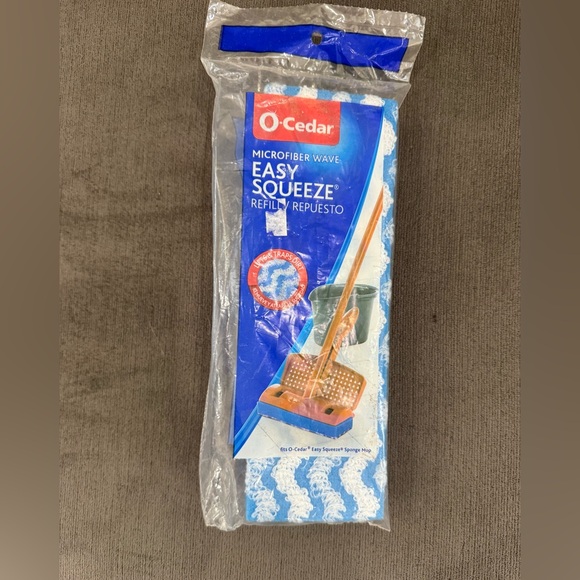 Other - O-Cedar Microfiber Wave Easy‎ Squeeze Sponge Mop Refill New